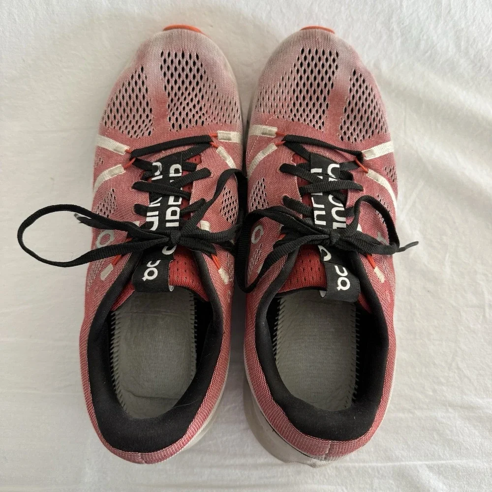 On Cloud Cloudsurfer Men's‎ Size 11.5 Athletic Shoes Auburn Frost CloudTecPhase